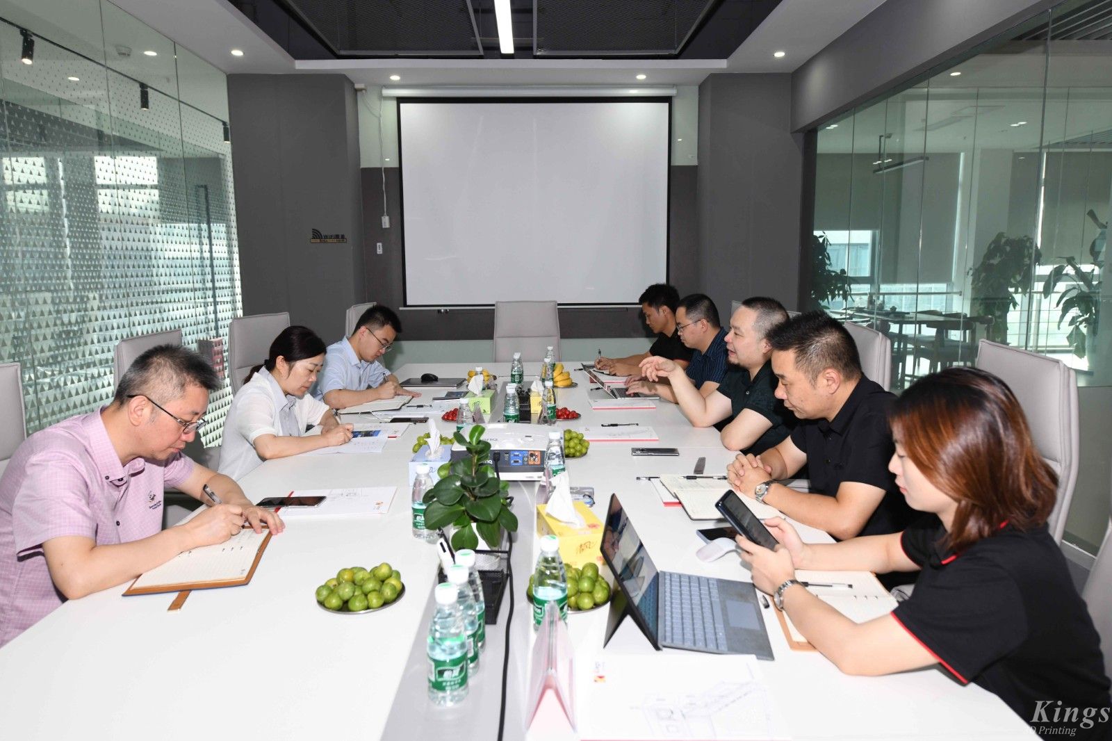 平湖市经济技术开发区管委会常务主任沈叶娟一行领导莅临KY.COM开云,三维指导工作